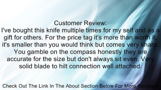 All Metal Black Hollow Handle Survival Knife Review