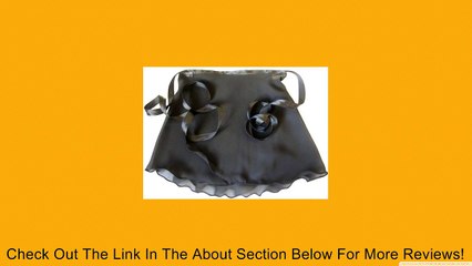 Girls Size Medium 7-10 Black Georgette Wrap Ballet Skirt Review