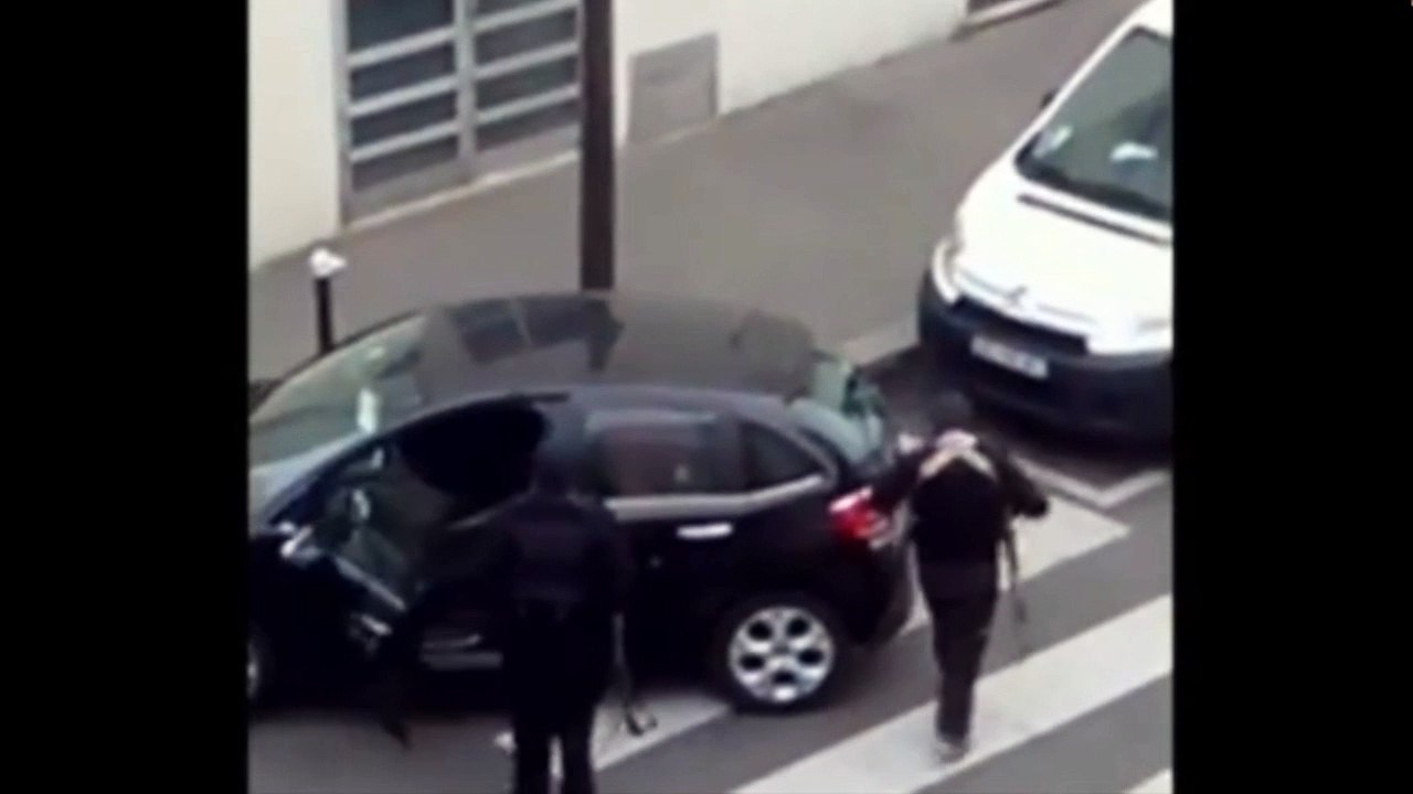 "Charlie Hebdo" : de nouvelles images de la fuite des frères Kouachi