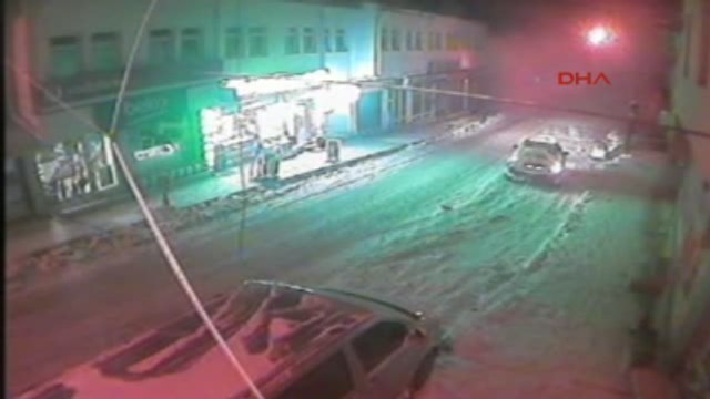 Çorum Mecitözü Kalorifer Kazanı Patlama Anı