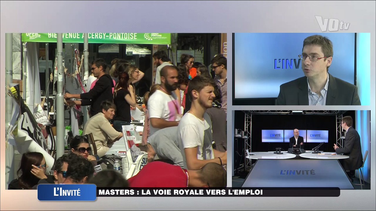 VOtv L'Invité : François Germinet, président de l'Université de Cergy-Pontoise