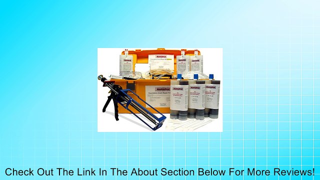 PRO Foundation Crack Injection Toolkit (30 ft) - The Professional Concrete Crack Repair Kit Review