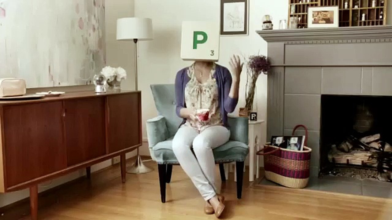 Scrabble (Mattel) - jeu de lettres, "La lettre P, La lettre Q, Le Joker" - novembre 2012 - P anglais