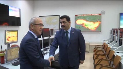 Elvan, Ana Arama Kurtarma ve Koordinasyon Merkezi'ni Ziyaret Etti