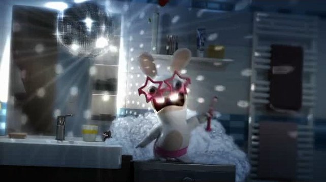 Signal (Unilever) - hygiène dentaire, Panique dans la salle de bwaaain, avec Les Lapins Crétins, missionsignal.fr - mars 2012