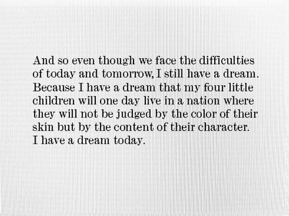 The Gazette - Discours de Martin Luther King
