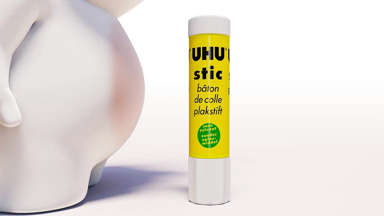 UHU France - colle - septembre 2010 - "Lapins Crétins"