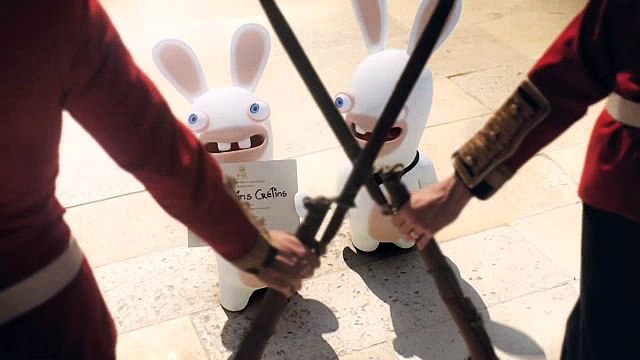 Ubisoft - jeu vidéo Les Lapins Crétins, 5 ans - avril 2011 - Mariage princier