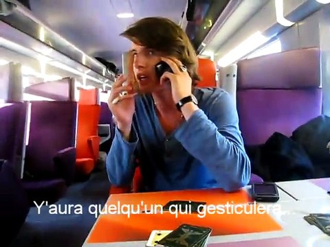 Vidéo d'étudiants (Axel, ESJ Paris) - Se faire livrer une pizza dans le train, c'est possible - novembre 2010