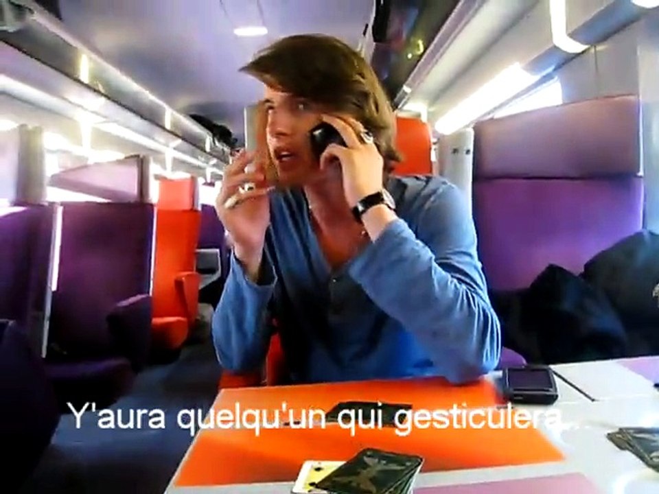 Vidéo d'étudiants (Axel, ESJ Paris) - "Se faire livrer une pizza dans le train, c'est possible" - novembre 2010