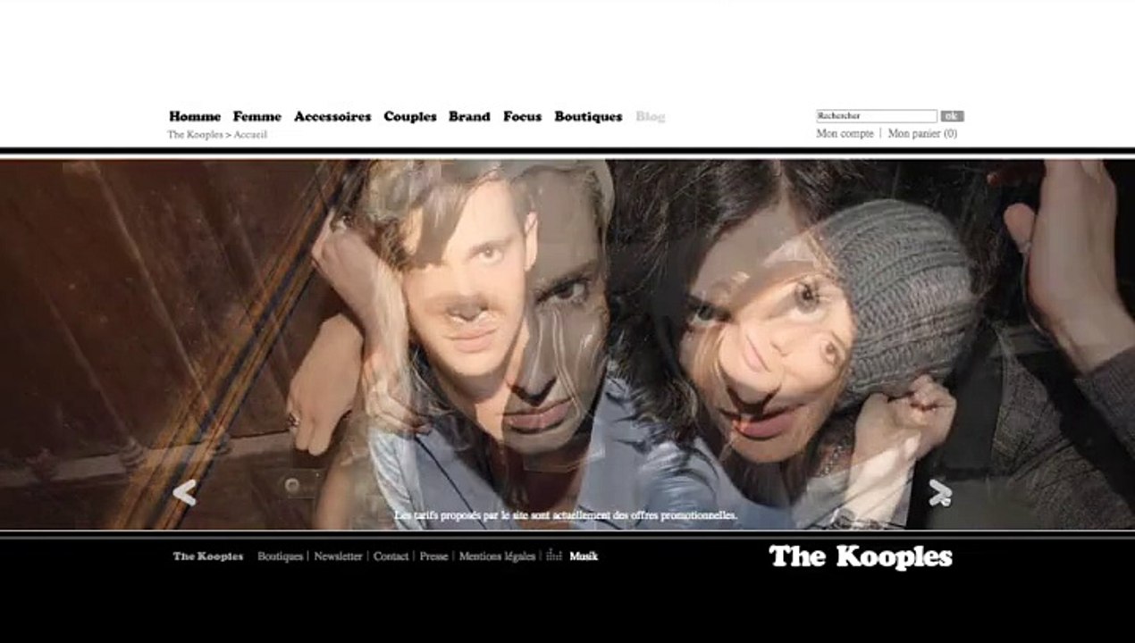 The Kooples - www.thekooples.com, prêt-à-porter - 2008