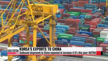 Korea's exports to China forecast to increase this year