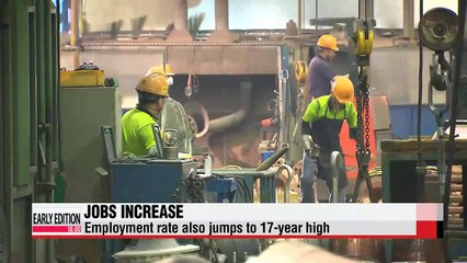 Korea's employment rate reaches 12-year high in 2014; too early to forecast jobs improvement