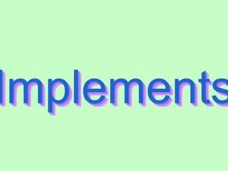 How to Pronounce Implements