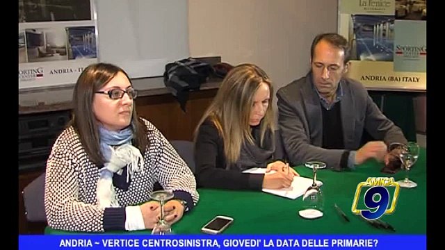 ANDRIA | Vertice centrosinistra, giovedì la data delle primarie?