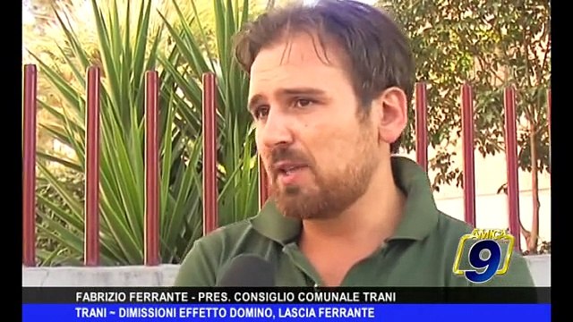 TRANI | Dimissioni effetto domino, lascia Ferrante