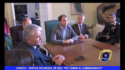 CORATO | Vertice sicurezza, De Iesu: "Più uomini al commissariato"