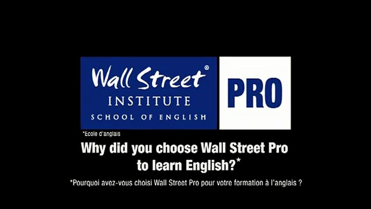 Wall Street Institute - cours d'anglais - janvier 2011 - "La langue", Wall Street Pro