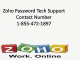 1-855-472-1897 Zoho USA customer service number