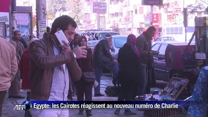 Nouveau numéro de Charlie Hebdo: réactions au Caire