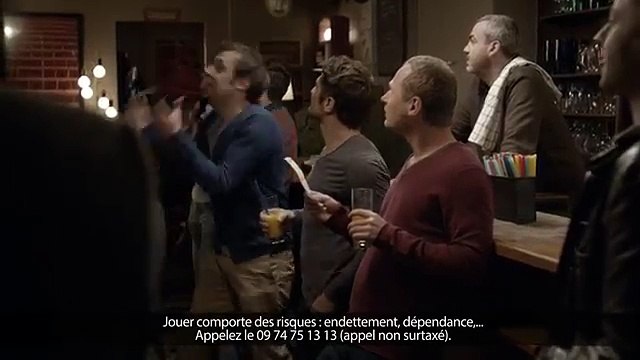 Young & Rubicam Paris pour FDJ - paris sportifs Parions Sport, «Parions sport, avec Bixente Lizarazu» - juin 2014 - autographe