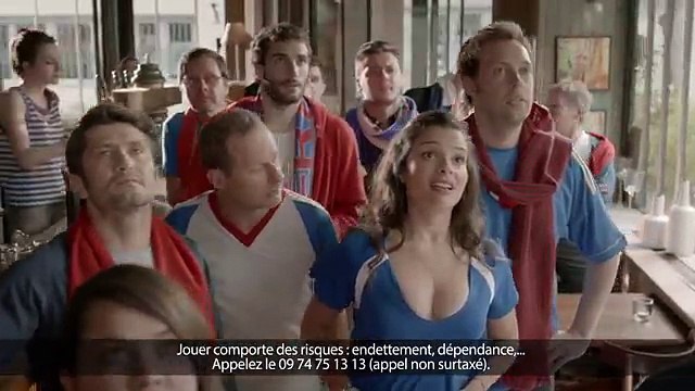 Young & Rubicam Paris pour FDJ - paris sportifs Parions Sport, «Parions sport, avec Bixente Lizarazu» - juin 2014 - décolleté