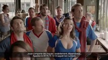 Young & Rubicam Paris pour FDJ - paris sportifs Parions Sport, «Parions sport, avec Bixente Lizarazu» - juin 2014 - décolleté