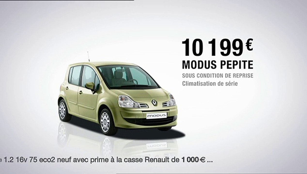Renault - voitures - mars 2010 - "Offres promotionnelles", "Les détournements", détergent cuisine