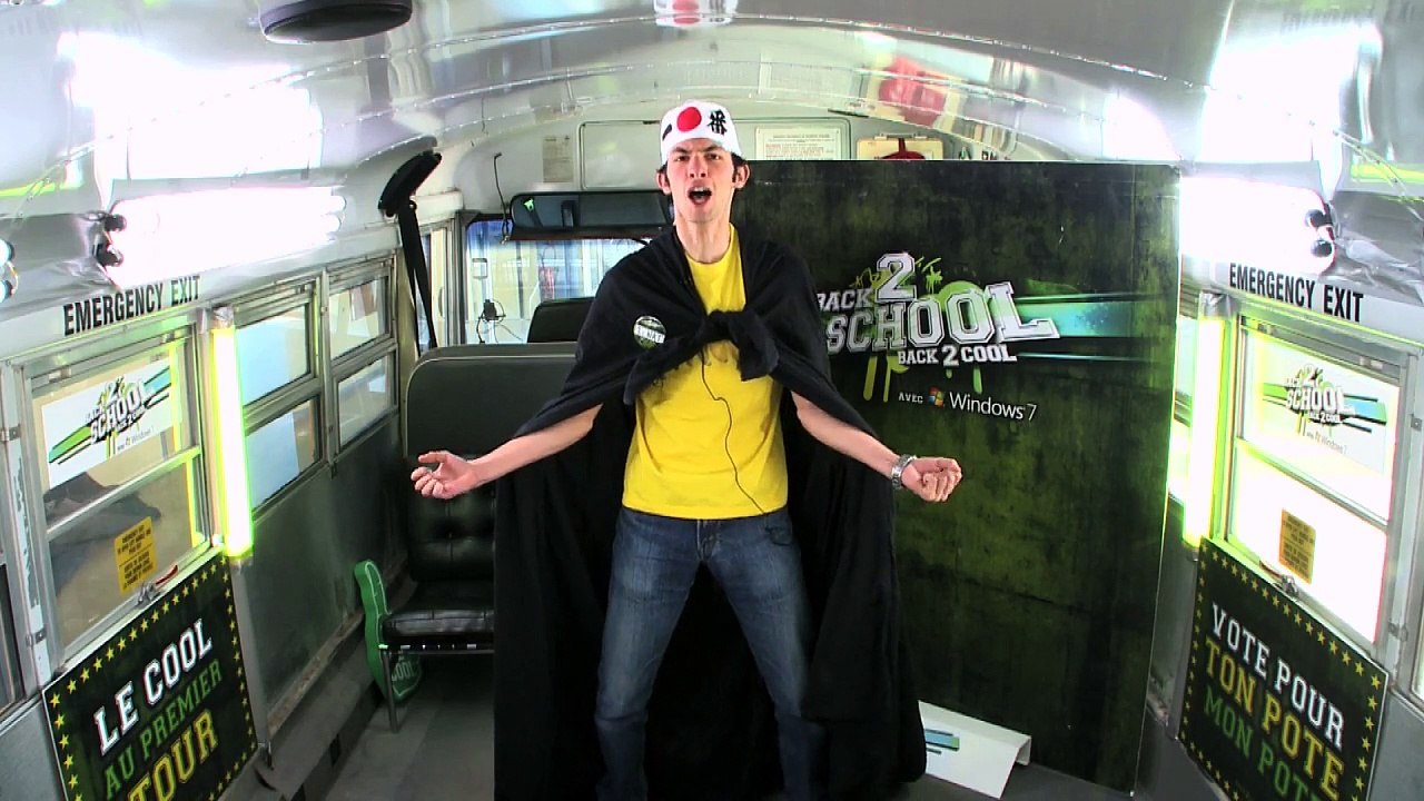 Windows (Microsoft) - système d'exploitation Windows 7 - octobre 2010 - "Back2school, Back2cool", candidat Nat et feu