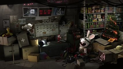 Ubisoft - jeux vidéo, "Les Lapins Crétins et la fin du monde" - décembre 2012 - complet
