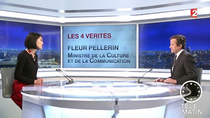 4 Vérités : Après les attentats, Fleur Pellerin défend la démocratisation culturelle