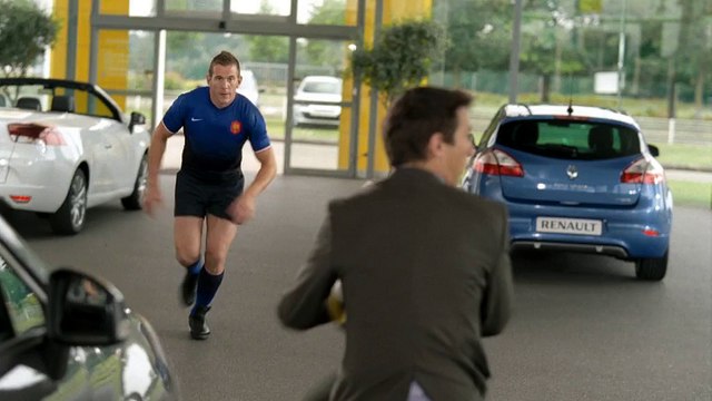 Renault - voiture, Opération rugby, avec Imanol Harinordoquy, Morgan Para, Sylvain Marconnet - août 2011