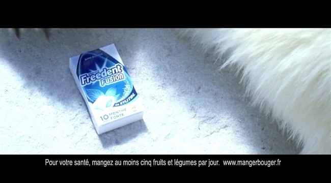 Wrigley's - chewing-gum Freedent Fusion - avril 2009 - Bien plus qu'un chewing-gum , The Bear , L ours
