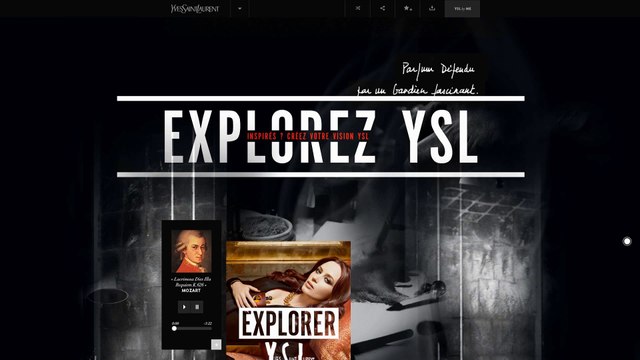 Yves Saint Laurent Beauté et Parfums - produits de beauté, YSL Experience - décembre 2011