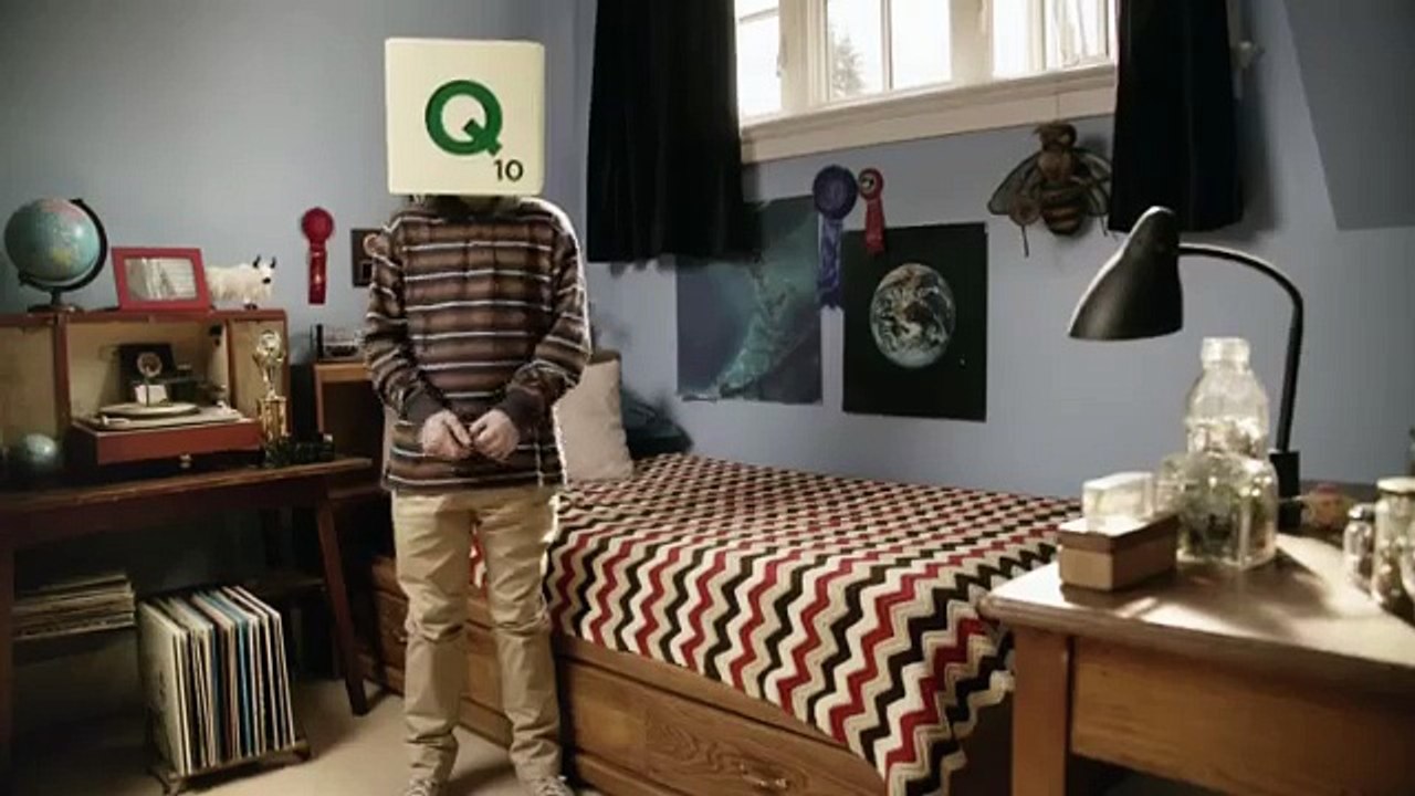 Scrabble (Mattel) - jeu de lettres, "La lettre P, La lettre Q, Le Joker" - novembre 2012 - Q anglais