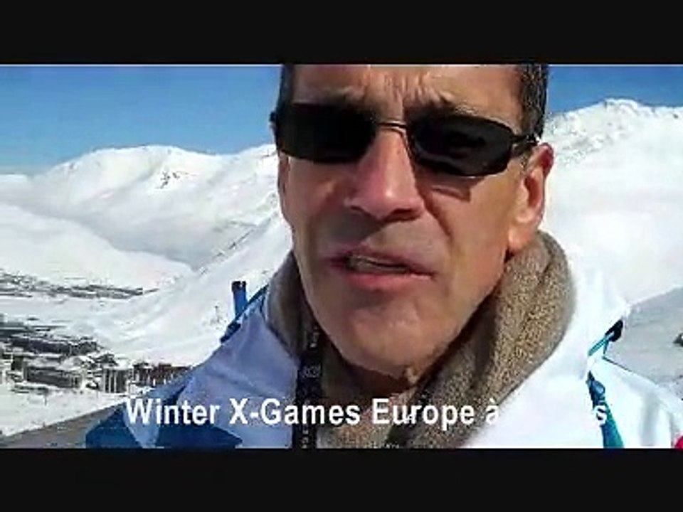 Winter X Games Europe, à Tignes - interview de Jean-Louis Dutaret, président de Canal + Events