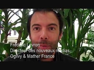 MIP TV - Frédéric Levron, directeur des nouveaux médias Ogilvy & Mather France - avril 2010