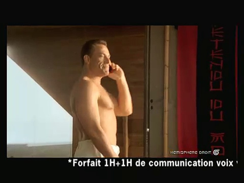 Virgin Mobile - opérateur téléphonique, "Jean-Claude Van Damme" - novembre 2007 - "Dooble"