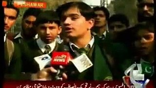 Angry APS student speaks at Imran Khan's visit