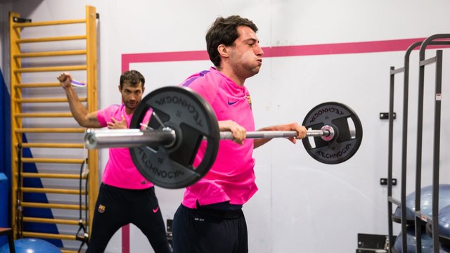 El Barça d'handbol torna als entrenaments