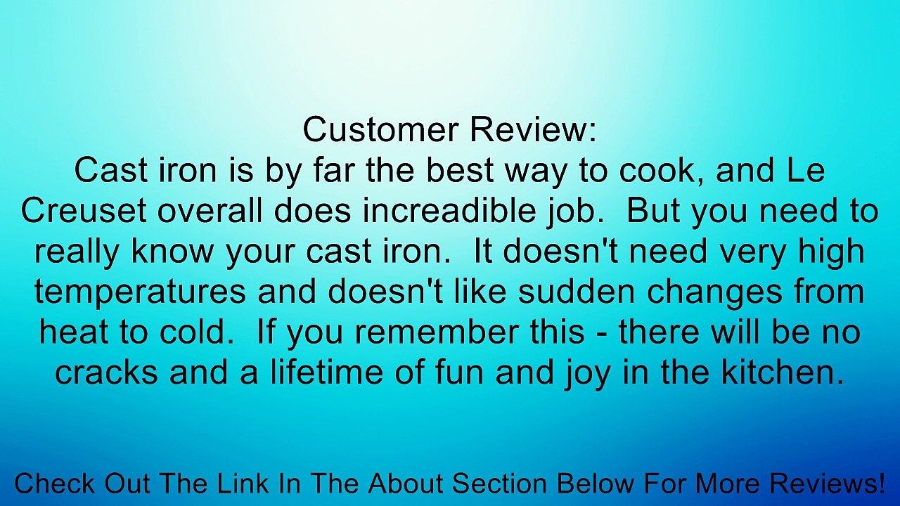 Le Creuset Enameled Cast-Iron 14-1/4-Inch Woks Review