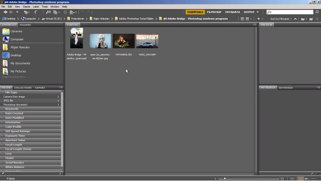 #0 Adobe Photoshop CS6 Eğitim Seti – Bridge CS6 ile Önizleme