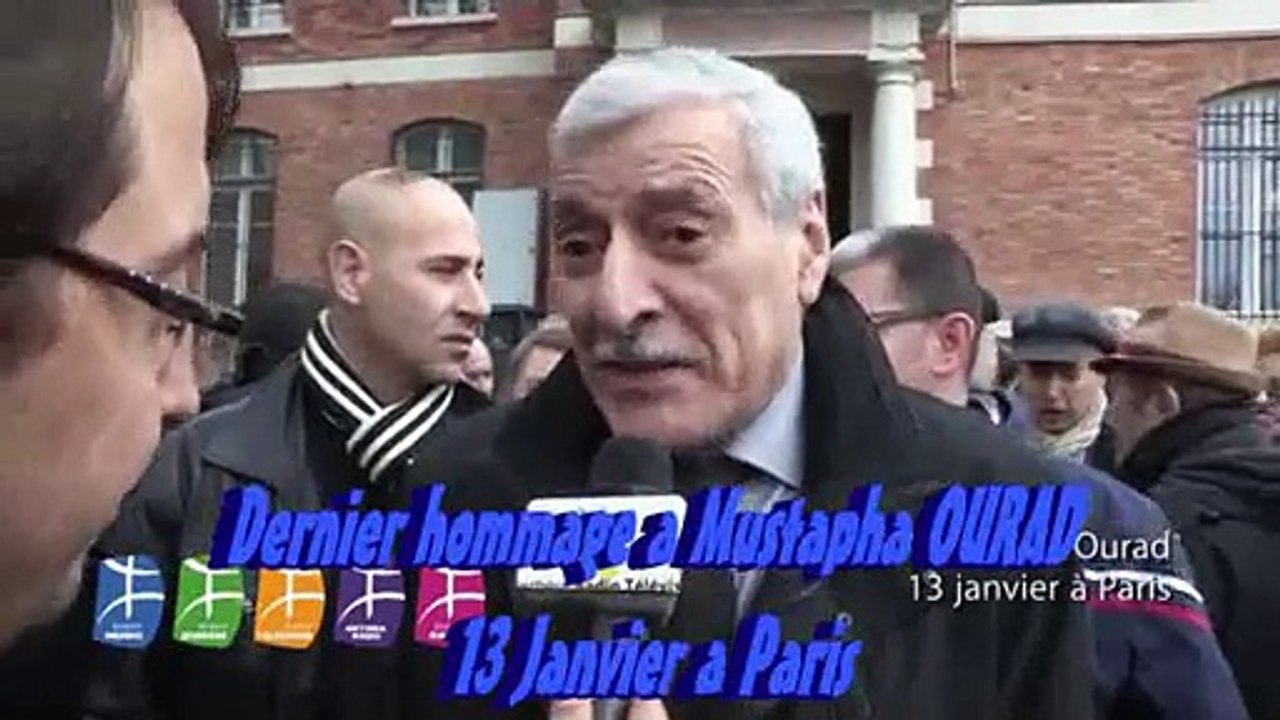 Dernier hommage à Mustapha OURAD à paris le 13 janvier 2015
