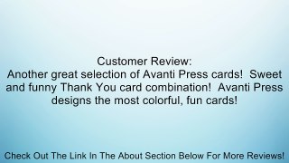 Avanti Thank You Card Collection, Bunches of Thanks, 12-Count (200072) Review