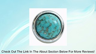 Diamond Head  Turquoise Matrix Luster Stone Upholstery Tack in Silver Setting Review