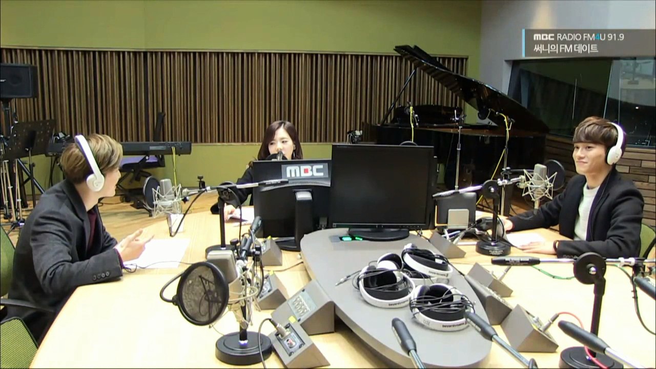 150114 써니의 FM 데이트 exo 수호 첸 suho chen by 모카빵