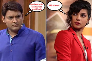 Beauty queen Priyanka angers comedy king Kapil!