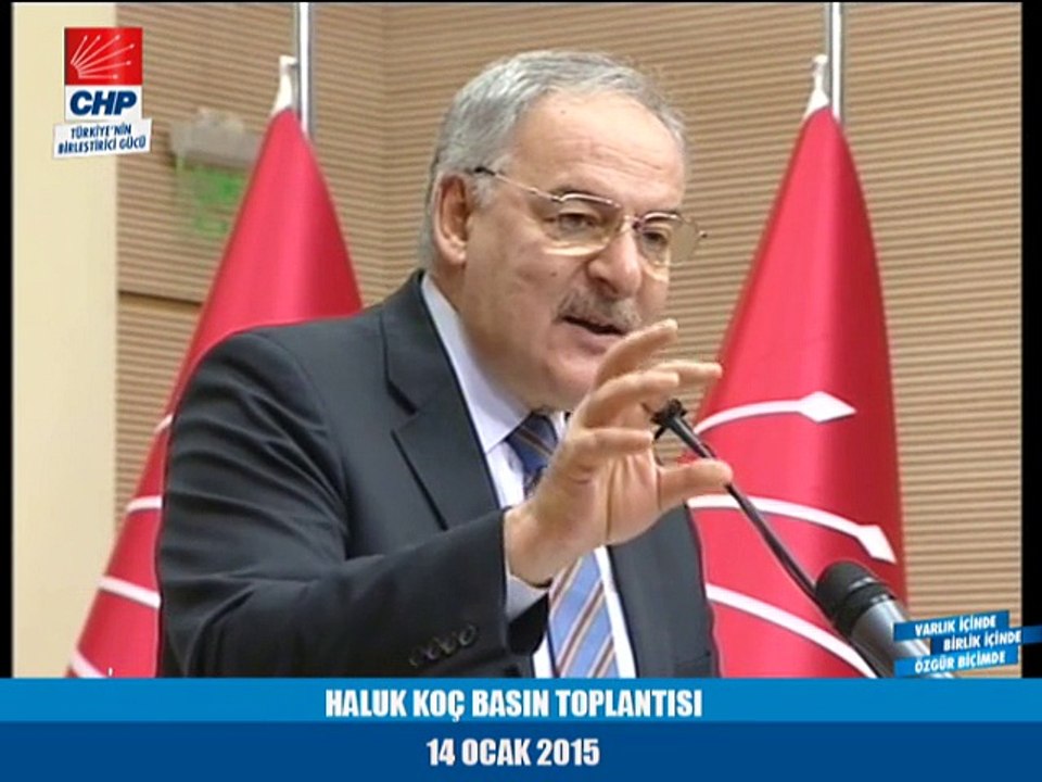 PROF.DR. HALUK KOÇ BASIN TOPLANTISI 14/01/2015