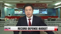 Japan approves record defense budget