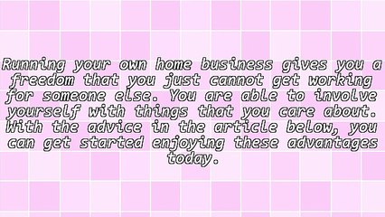 What You Can Do To Achieve Home Business Success